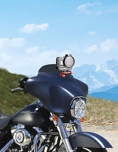 Miniatura 7 de Accesorio adaptador de trípode de aluminio, perno - Adaptador para montaje monopié con tornillo CNC de aluminio compatible con cámara de acción