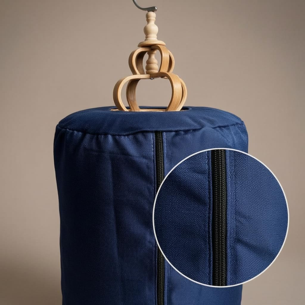 käfig käfig aus Bambus, Abdeckung, käfig mit Zubehör, Sichere unterkunft, Für Zierhalter, Mit Zubehör und vollständiger Stoffabdeckung