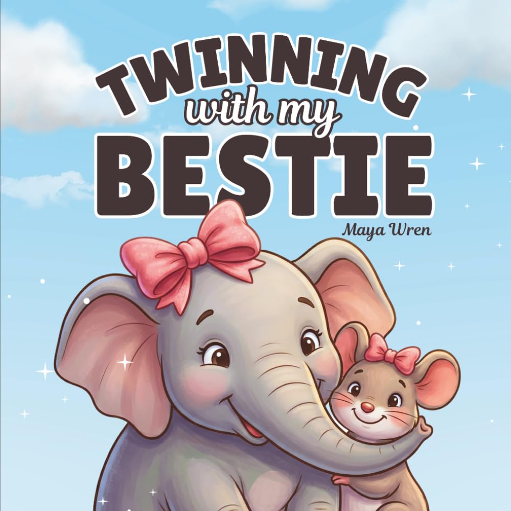Twinning With My Bestie: A Sweet Rhyming Picture Book for Girls About Friendship, Differences & Being Besties