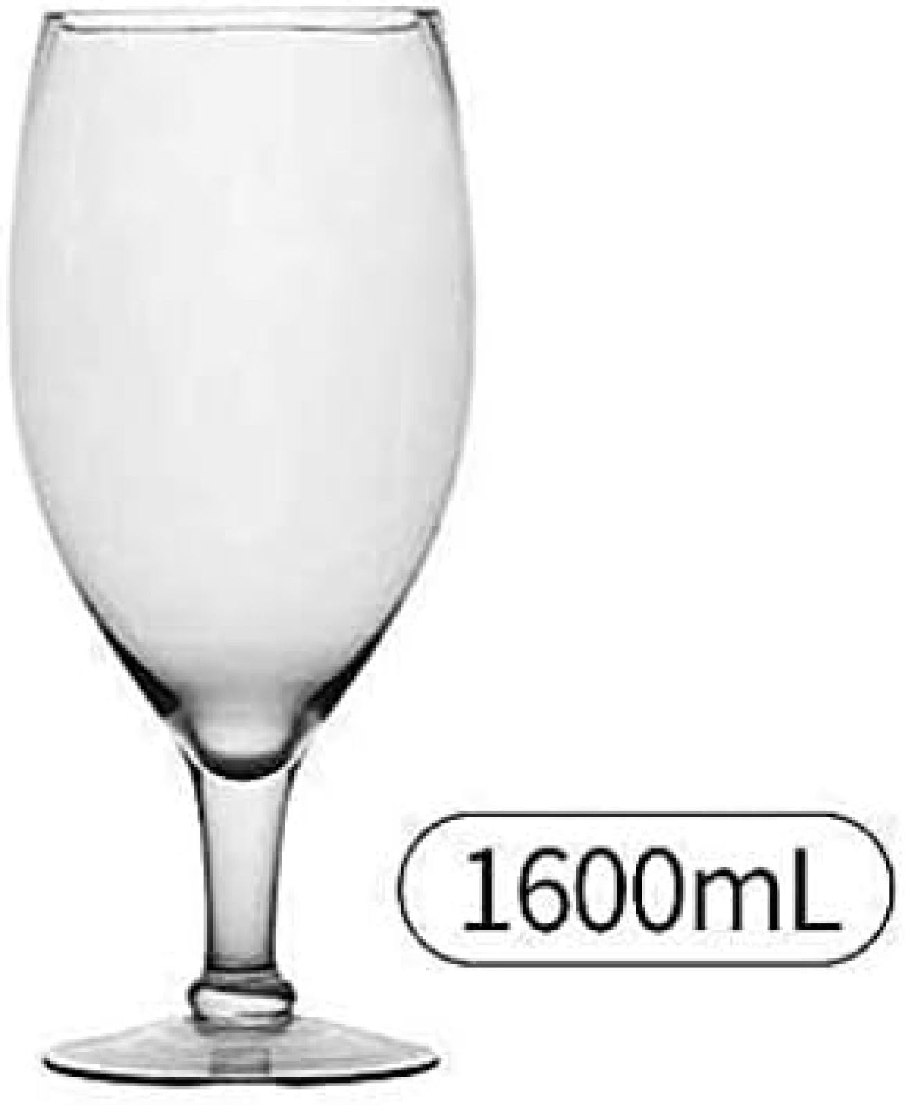 Bicchieri da Champagne Giganti, Succhi di Birra, Whisky di Grandi Dimensioni E Bicchieri da Champagne per Vino Rosso, Festa di Compleanno,1600 Ml,Bonny369