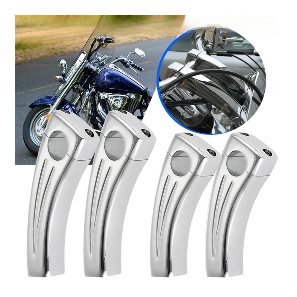 Riser Manillar Motocicleta Elevadores De Barra De Manillar De Motocicleta De 6 Y 7 Pulgadas para La Mayoría De para para Davidson Abrazadera De Manillar 1 Pulgada Levanta El Extensor