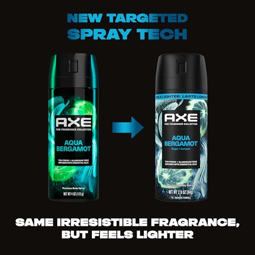 Image of AXE Fine Fragrance Collection Body Spray Aqua Bergamot 2.9 oz