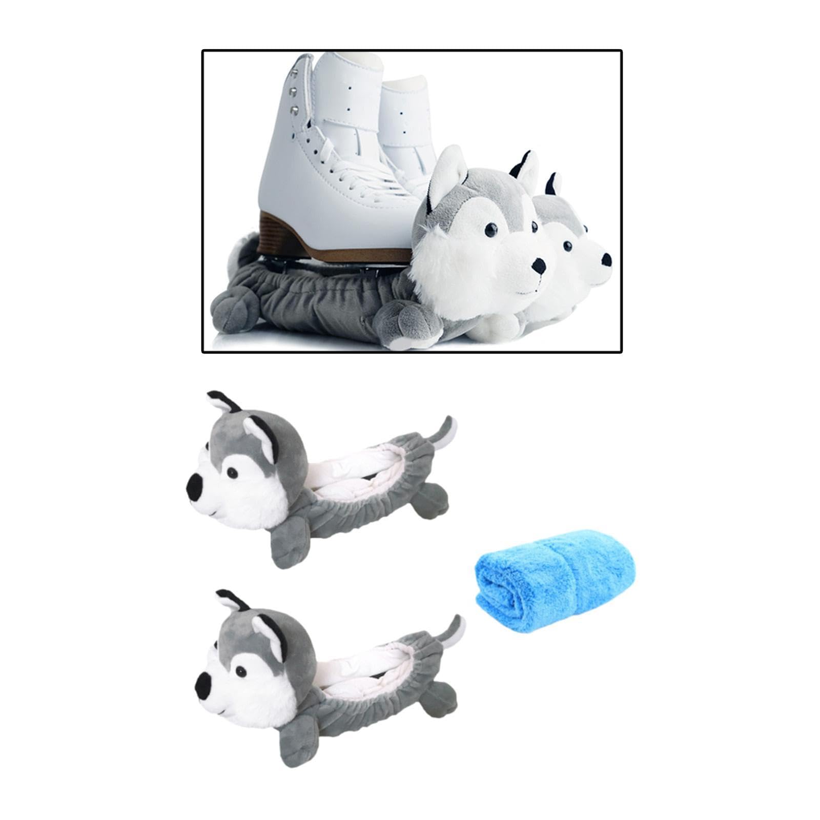 Oshhni Couvre-Lames de Patins à Glace, Housse de Patinage Robuste pour Hommes et Femmes, Protecteur de de Patin en Forme d'animal, Housses de Patins