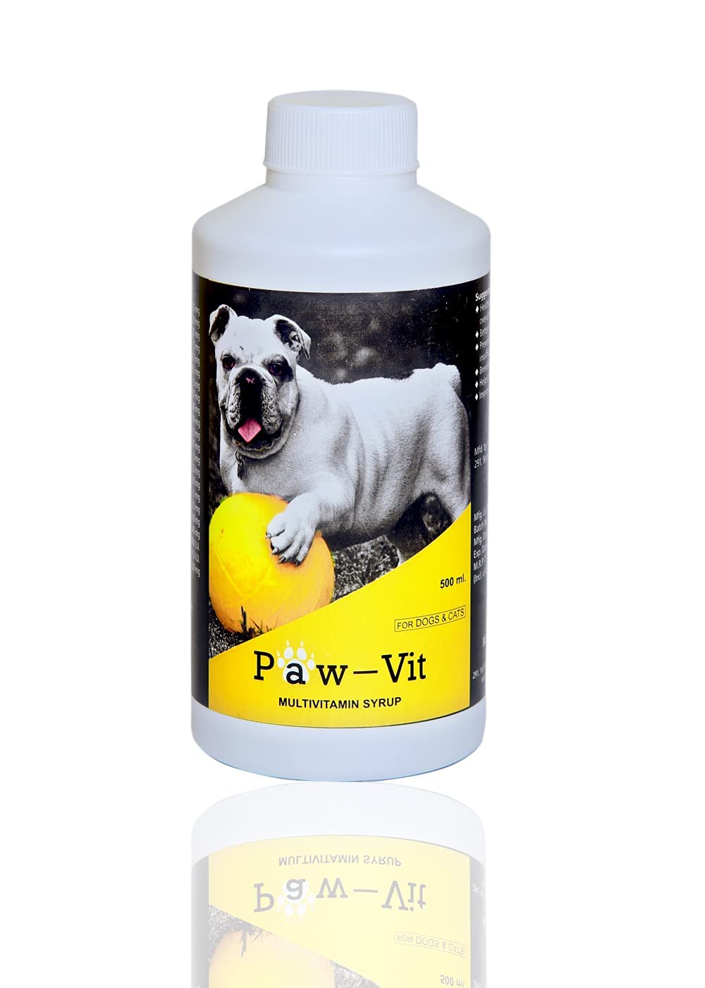 RUMATEC VETCARE Paw-VIT Multi Vitamin Syrup for Age Groups and breads of Dogs and Cats (500ml) (B07YZ8BZ5N) Amazon Price History, Amazon Price Tracker