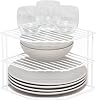 simplywire – 3 Tier Plate Rack - Kitchen Cupboard Organiser – White
