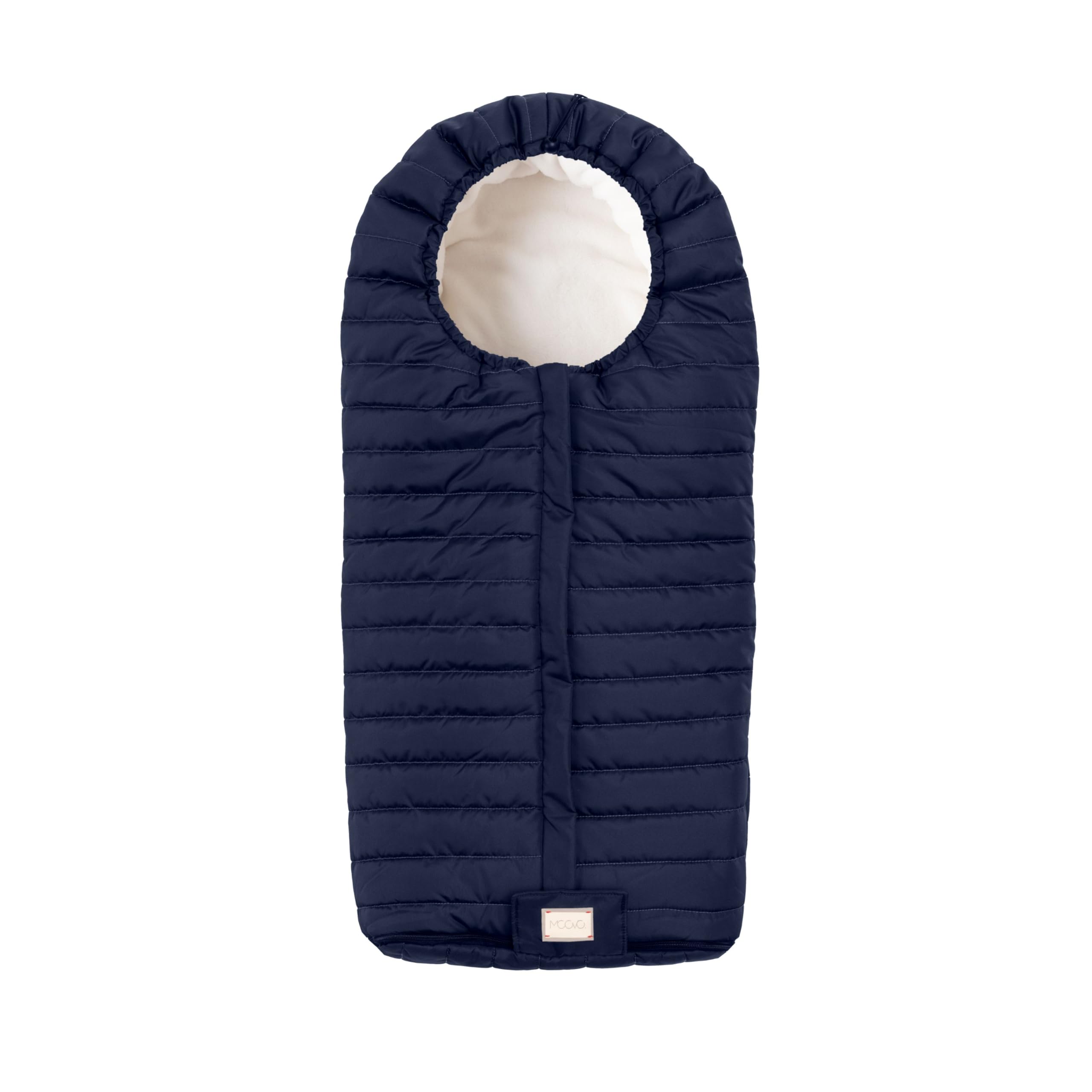 Nuvita Moovo 9658 Junior Slender | Universal Stroller Footmuff | Maximum Cold Protection from 6 to 36 Months (100 cm) | Ultra Thin, Lightweight and Protective up to -10 °C | Night Blue