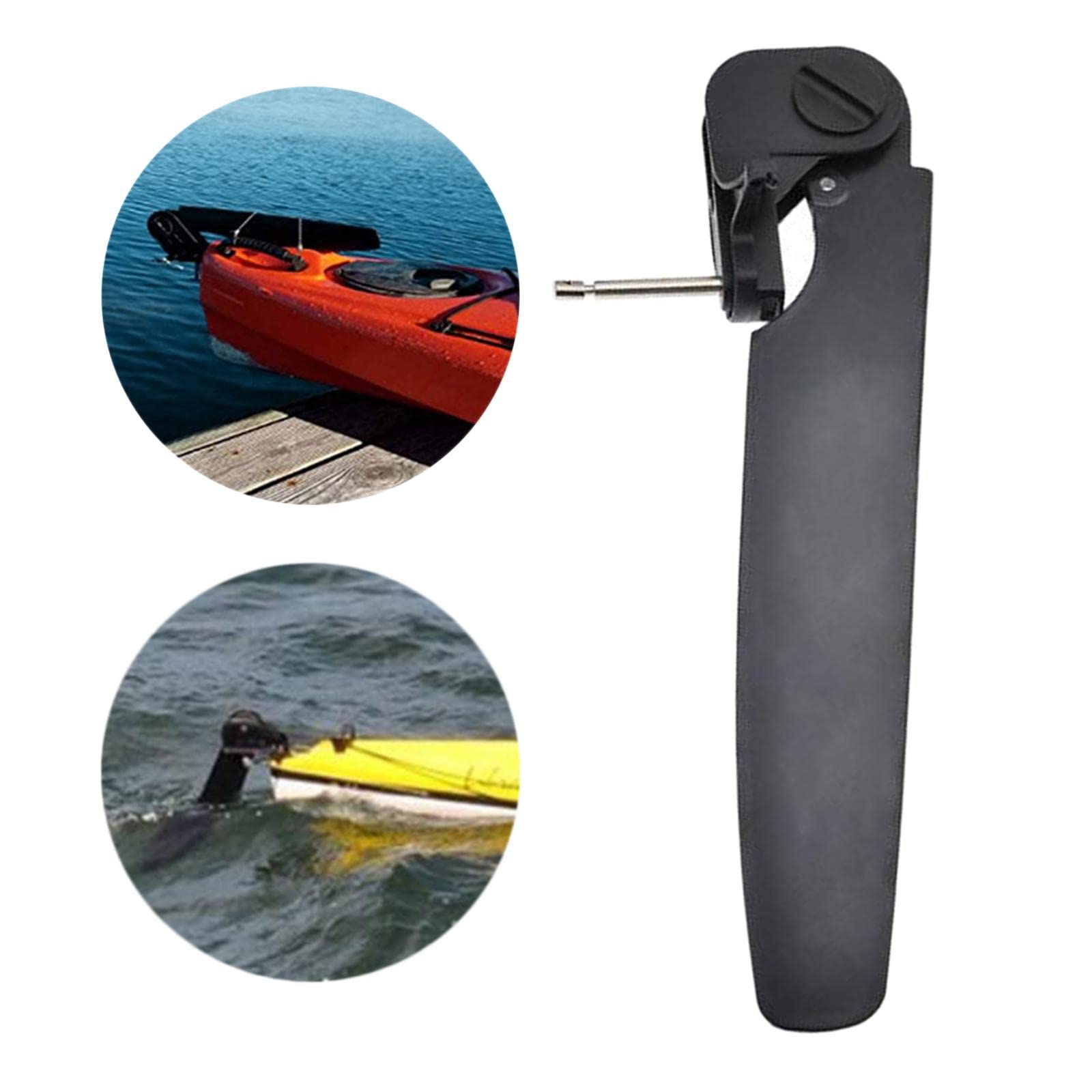 ZAANU Système de Direction de gouvernail de Bateau de canoë et de Commande au Pied arrière de pêche/114 (Size : 80MM)