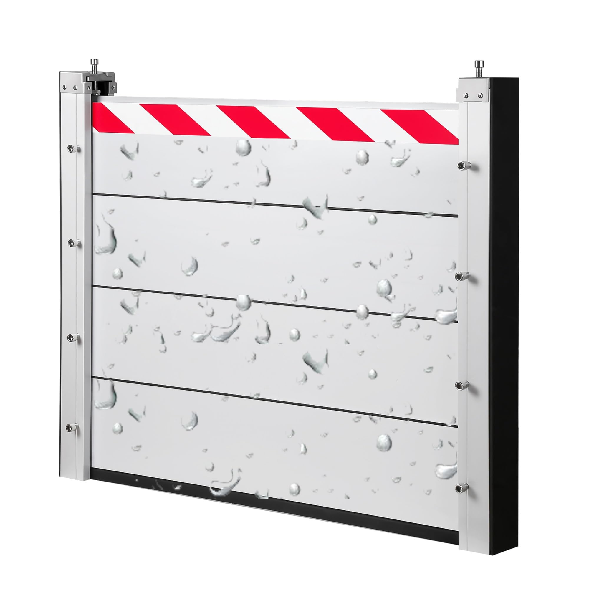 Barrière anti-inondation en aluminium de 120 x 60 cm pour fenêtre de cave