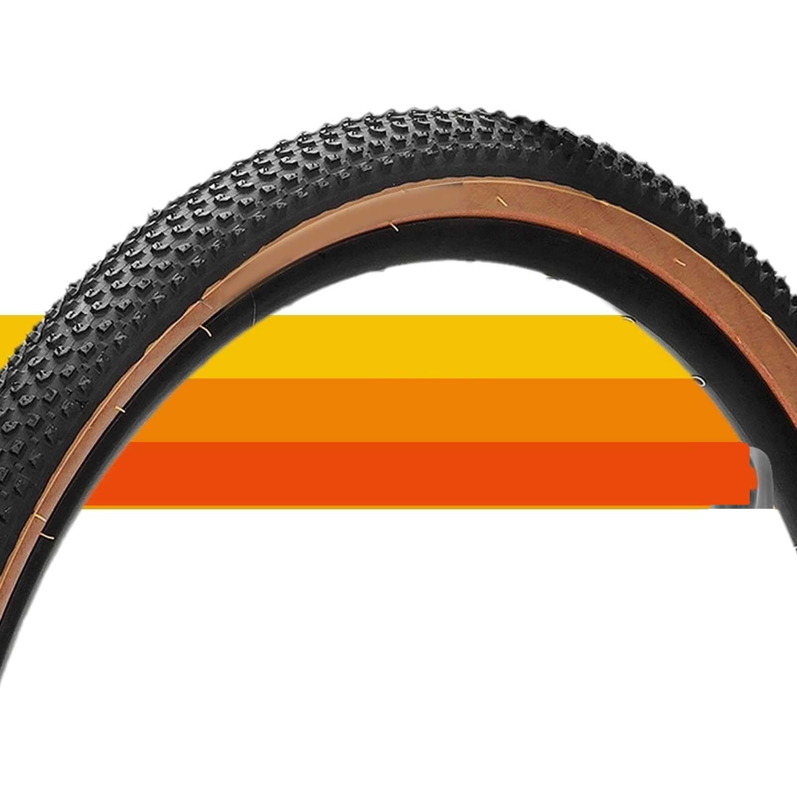 26x2.0 Opona MTB do Wszystkich Nawierzchni Składana Lekka 26-2.0 Wysokie Ciśnienie 26 2.0 60TPI 65PSI Brązowy Bok