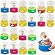 JAONLD Basketball Mini,20 Stücke Mini Flipper Desktop Basketball Game Finger Basketball,Mini Basketball Finger Shooting Toy für Kinder und Erwachsene,Geburtstagsparty-Tasche(Zufällige Farbe)