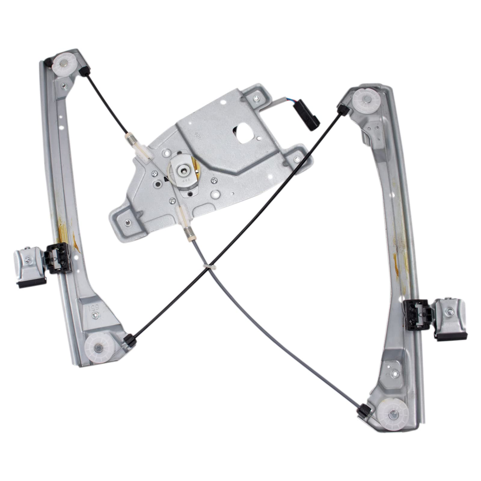 TRQ Front Right Power Window Regulator &amp; Motor Assembly Passenger Side Compatible with 2012-2017 Chevrolet Equinox GMC Terrain GM1351226