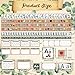 Humyoun 18 x 33 Inch All About Letter Pocket Chart with 169 Cards Back to School Letter of The Day and Week Activity Alphabet Pocket Chart Practice Sounds and Reading for Classroom(Eucalyptus)