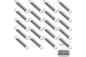 20PCS SP9600 Spring, Small Extension Springs 1/4' x 1-1/2' Stainless Steel Mechanical Spring Hooks