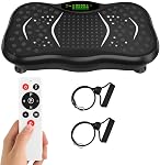 Signstek Vibration Plate Exercise Machine, Vibration Plate 119 Adjustable Speed, Vibration Platform with LED Screen for Weight Loss, 330 Lbs Capacity
