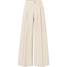 ZESICA Womens Wide Leg Dress Pants 2026 High Waisted Work Palazzo Pants Office Business Casual Flowy Trousers Slacks