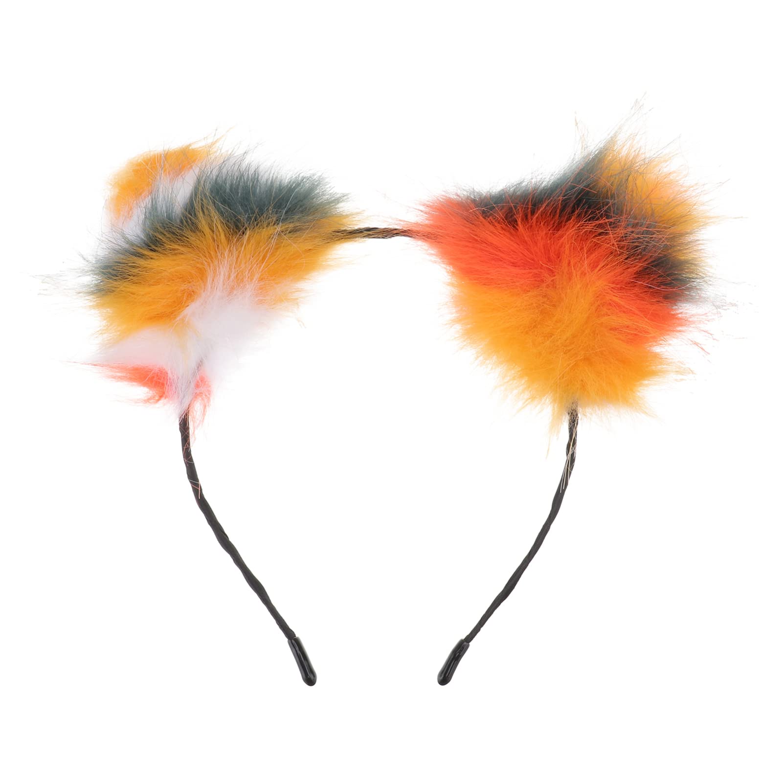 Generic1pc Cat Ears Headband Hairband Cosplay Fox Ears Stuffed Headband Fox Headpiece Dog Headdress Cat Headwear Rabbit Ear Headband Plush Hair Hoop Child Clothing Textile Earrings