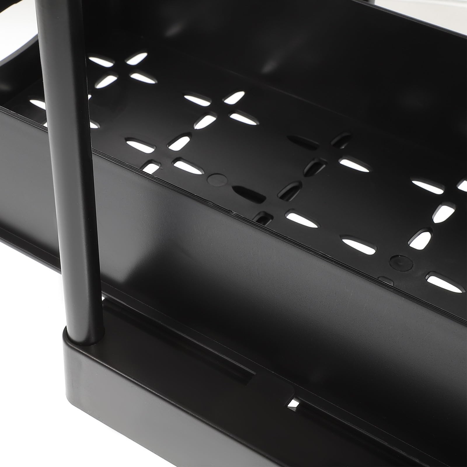 Organizador de Baño Debajo del Lavabo de 2 Capas Cajón Deslizante, Gran Capacidad, Material Abs Resistente y Diseño para Cocina