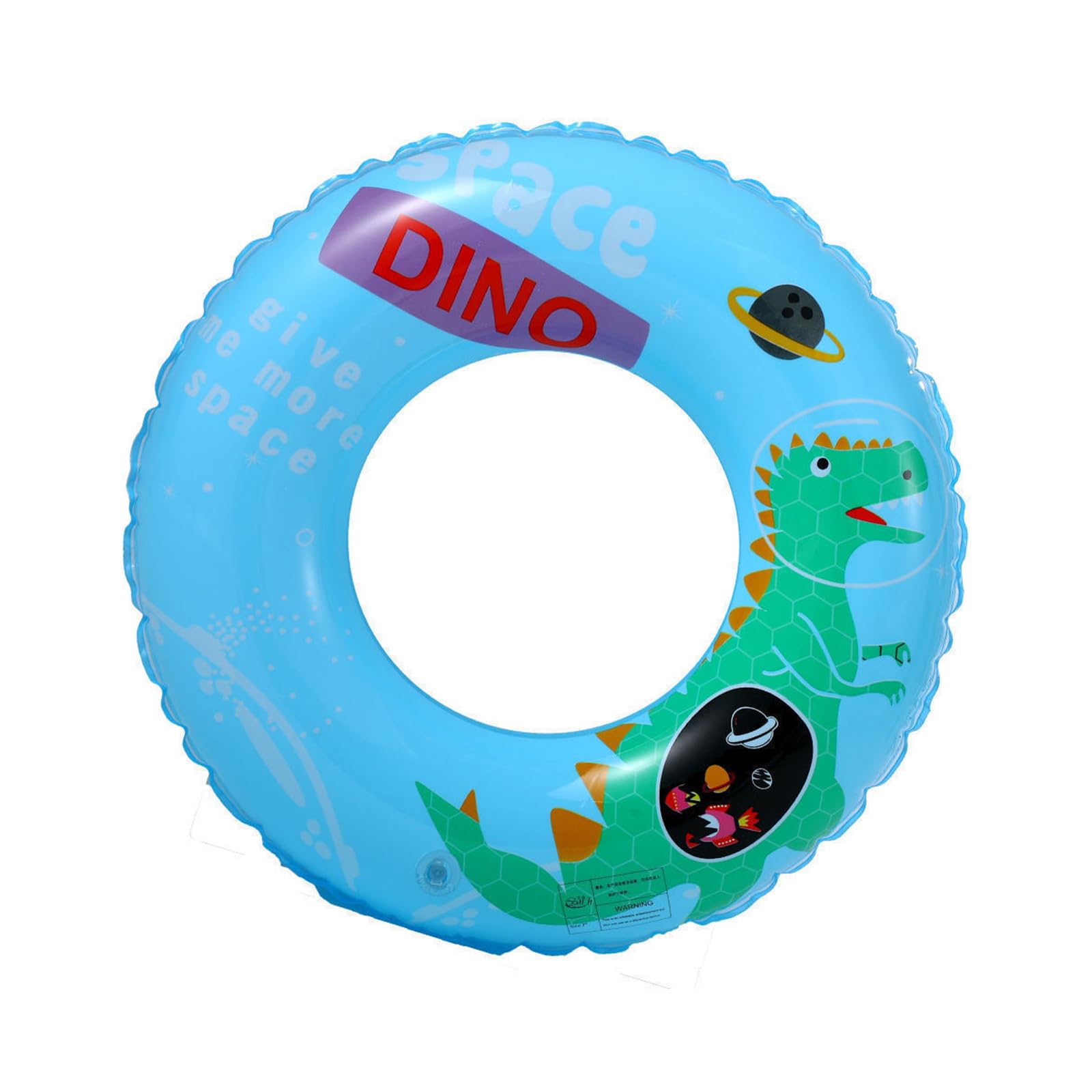 Satiskid Anillo de natación para niños, anillo de natación inflable duradero, anillo de goma de dibujos animados para natación, flotadores inflables para piscina, tubo de natación, anillos de piscina,