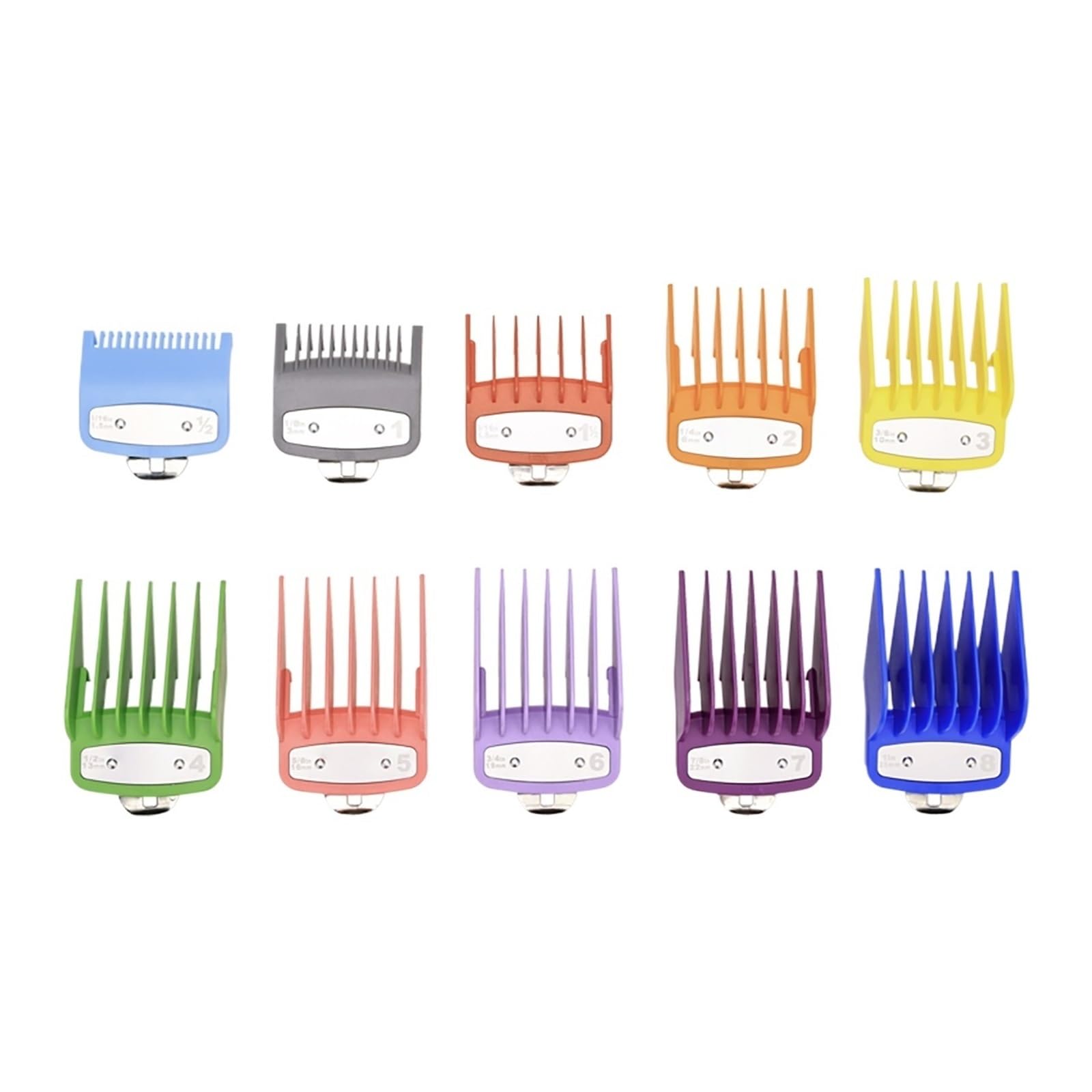 Haarschneidekamm, Professionelles Zubehör For Elektrische Haarschneider | 10 Teile/satz Universal Haar Clipper Limit Kamm Salon Schneiden Guide Ersatz Set(B)
