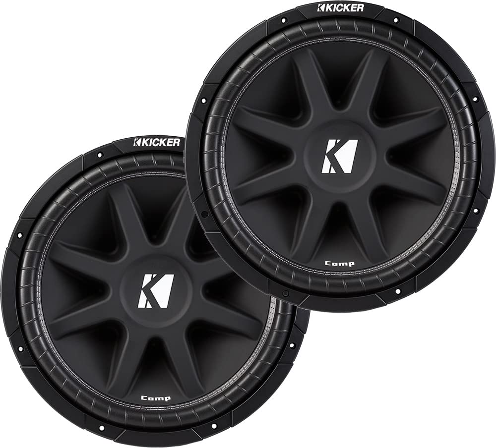 Amazon.co.jp: KICKER 15インチ コンプ サブウーファー SVC 4オーム 2