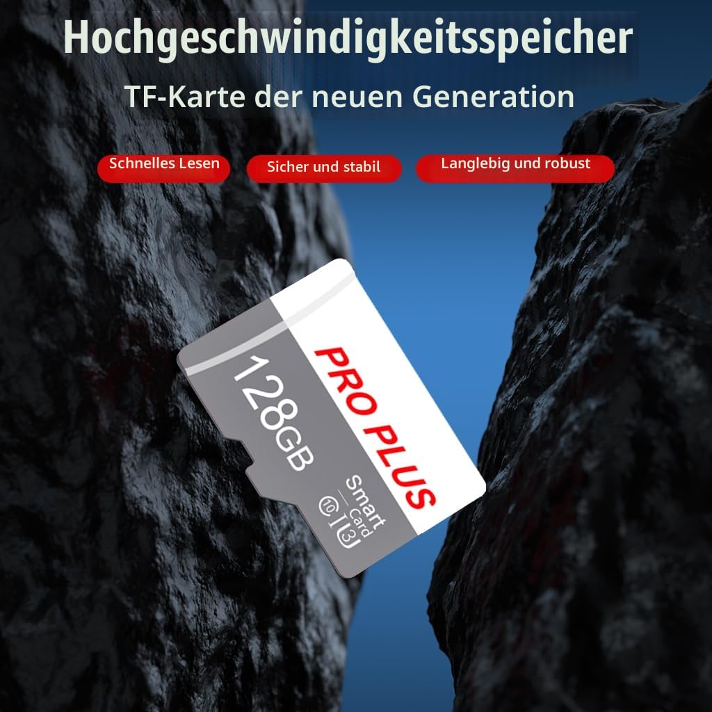 Speicherkarte 128GB UHS-I C10 A1 TF Card with Adapter