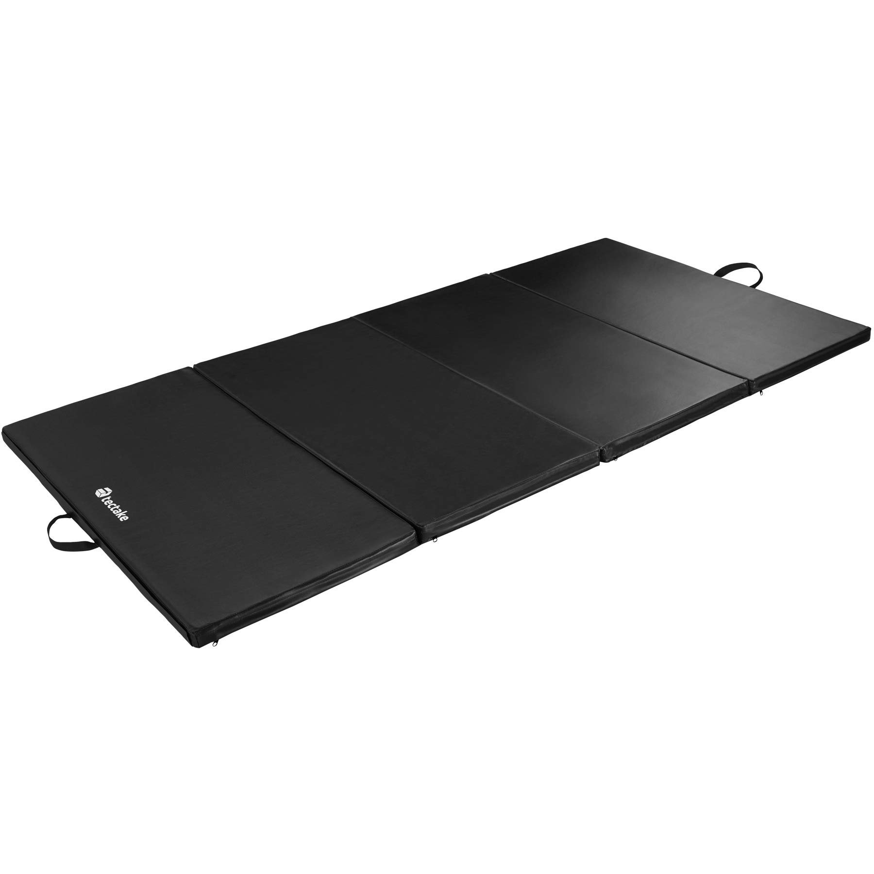 Tappetino Da Palestra Pieghevole 240x120cm - Superficie Lavabile, Cinghia Trasporto, Spessore 5cm - Foto 12