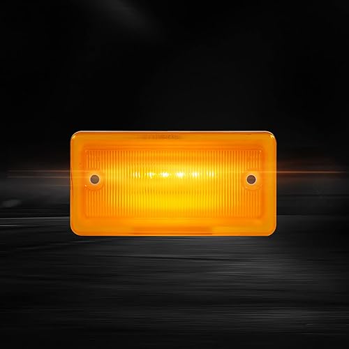 Miniatura 6 de EVERESTHD Luces de techo de cabina ámbar con 4 LED para Freightliner Century, clase XL, Columbia FLD 22-51942-000