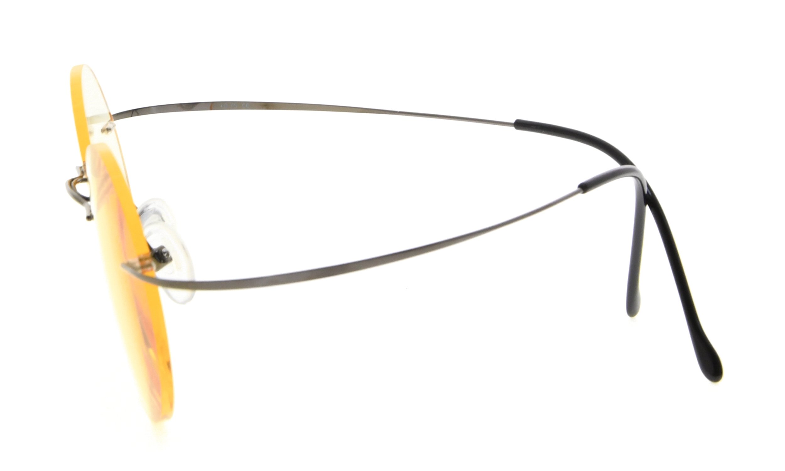 CessBlu Rimless Anti Blue Ray Titanium Round Computer Glasses Women Men Eyeglass(Gunmetal) without Strength