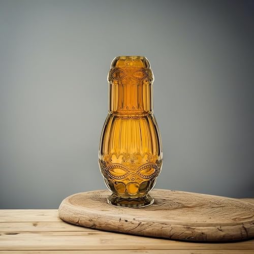 Miniatura 6 de Jarra de agua para mesita de noche con vaso | Jarra de 33 onzas y vaso de bebida a juego | Usa la taza como tapa para la jarra | Para habitación de