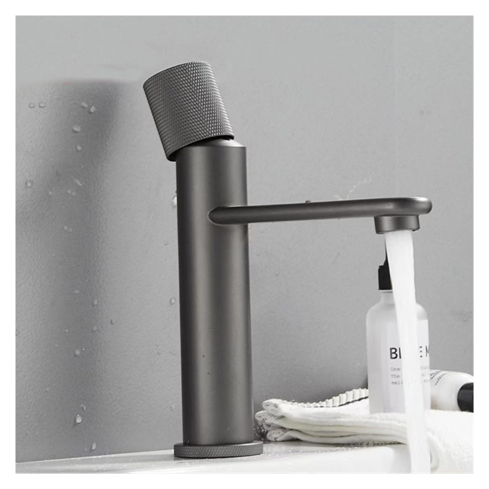 Robinetterie laiton gris pistolet JCAKES pour bassin de luxe