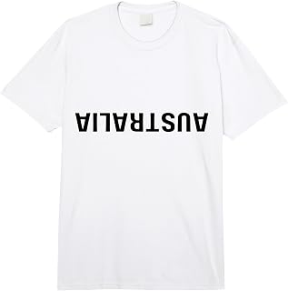 Funny Australia Down Under Upside Down Australia Vacation Comfort Colors Adult Heavyweight T-Shirt