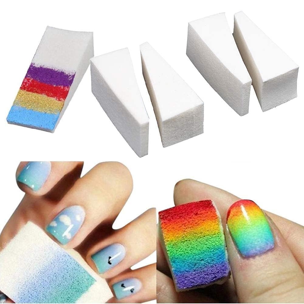 10 pcs Diy Creative Gradient Nail Art Sponge Gradient Nails Soft Sponges For Color Nail Acrylic Nail Accessories-image-36