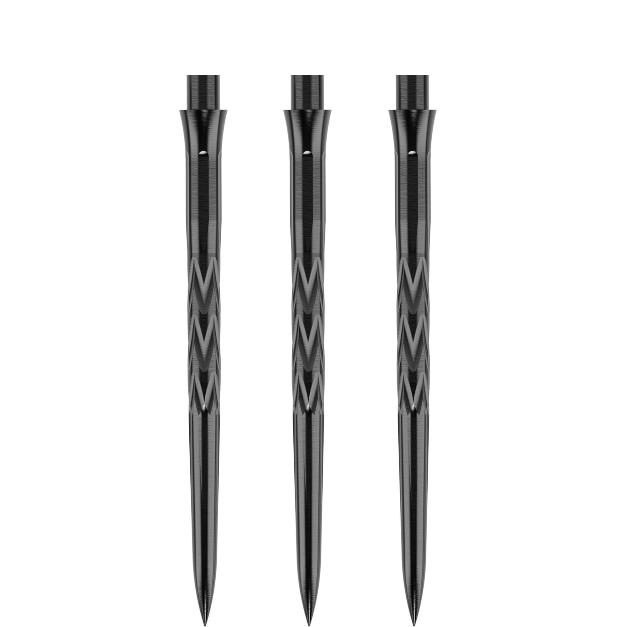 Caliburn Evo Dart Points | MIR Grip | Precision Steel Tip Dart Points | Multiple Colours (Black, 36mm)