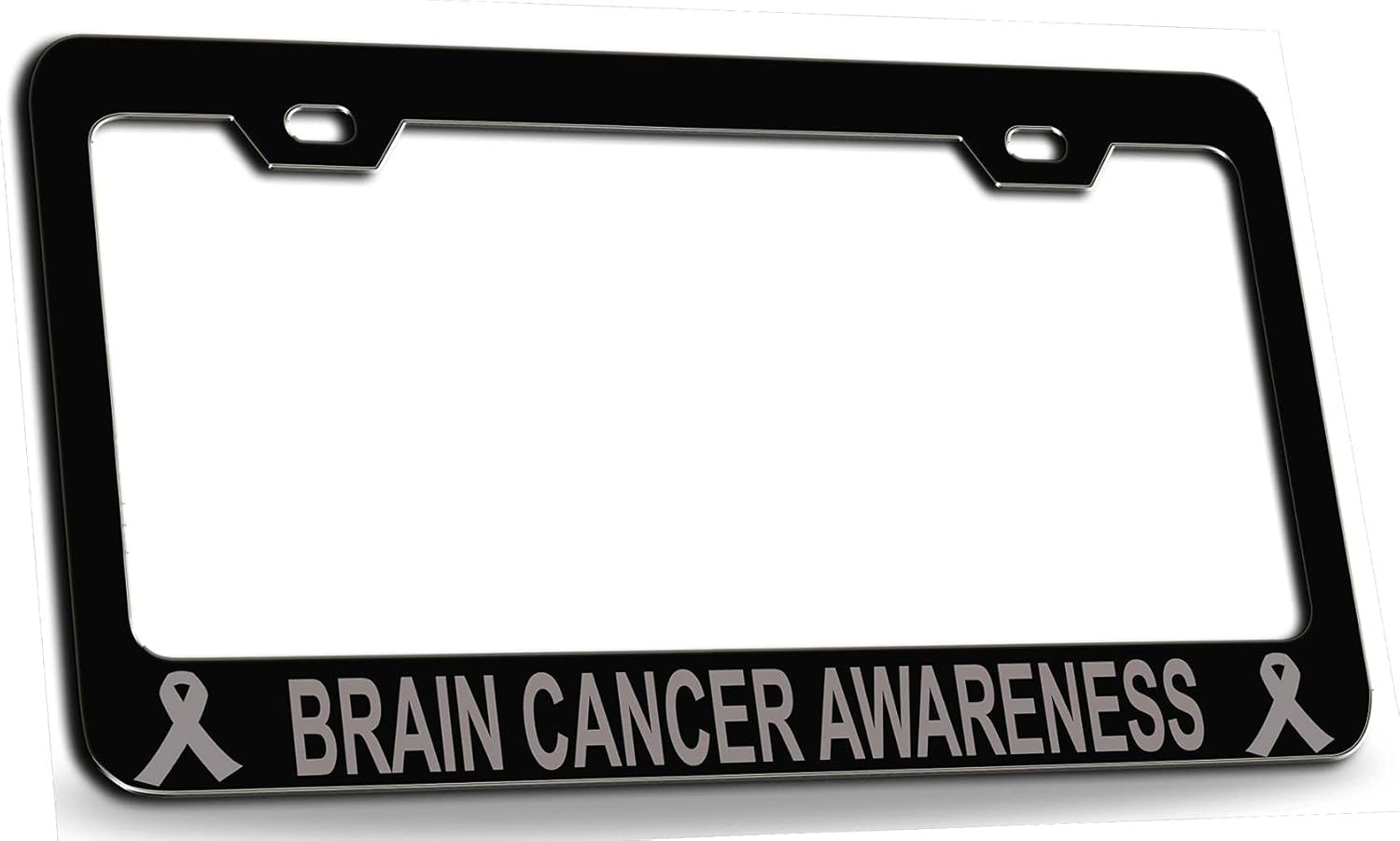 Brain Cancer Awareness Cancer Awareness Steel Metal License Plate Frame cb, Z46