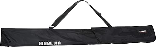 Miniatura 3 de Trend Kit de plantilla de bisagra profesional de dos piezas con broca de enrutador de largo alcance y guía de plantilla para empotrar bisagras en