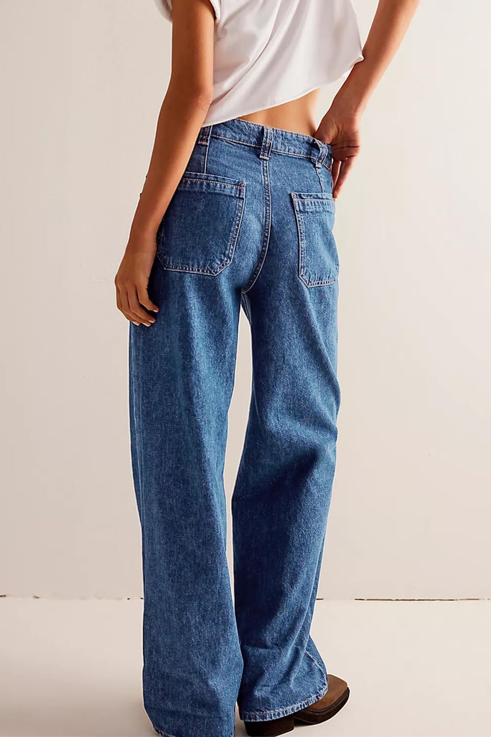 Allimy Womens Jeans High Waisted Straight Leg Baggy Boyfriend Jeans for Women Trendy 2026 Cargo Pants