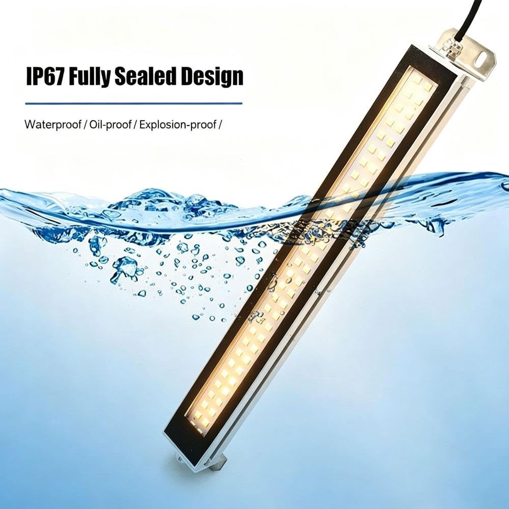 Tubo de luz LED for taller de 24V/220V, Luz de Trabajo de Máquina CNC