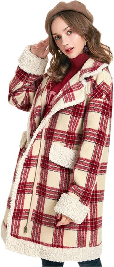 Abrigo Largo Tartán Rojo Nicopoly - Compra Ahora | Dafiti Chile