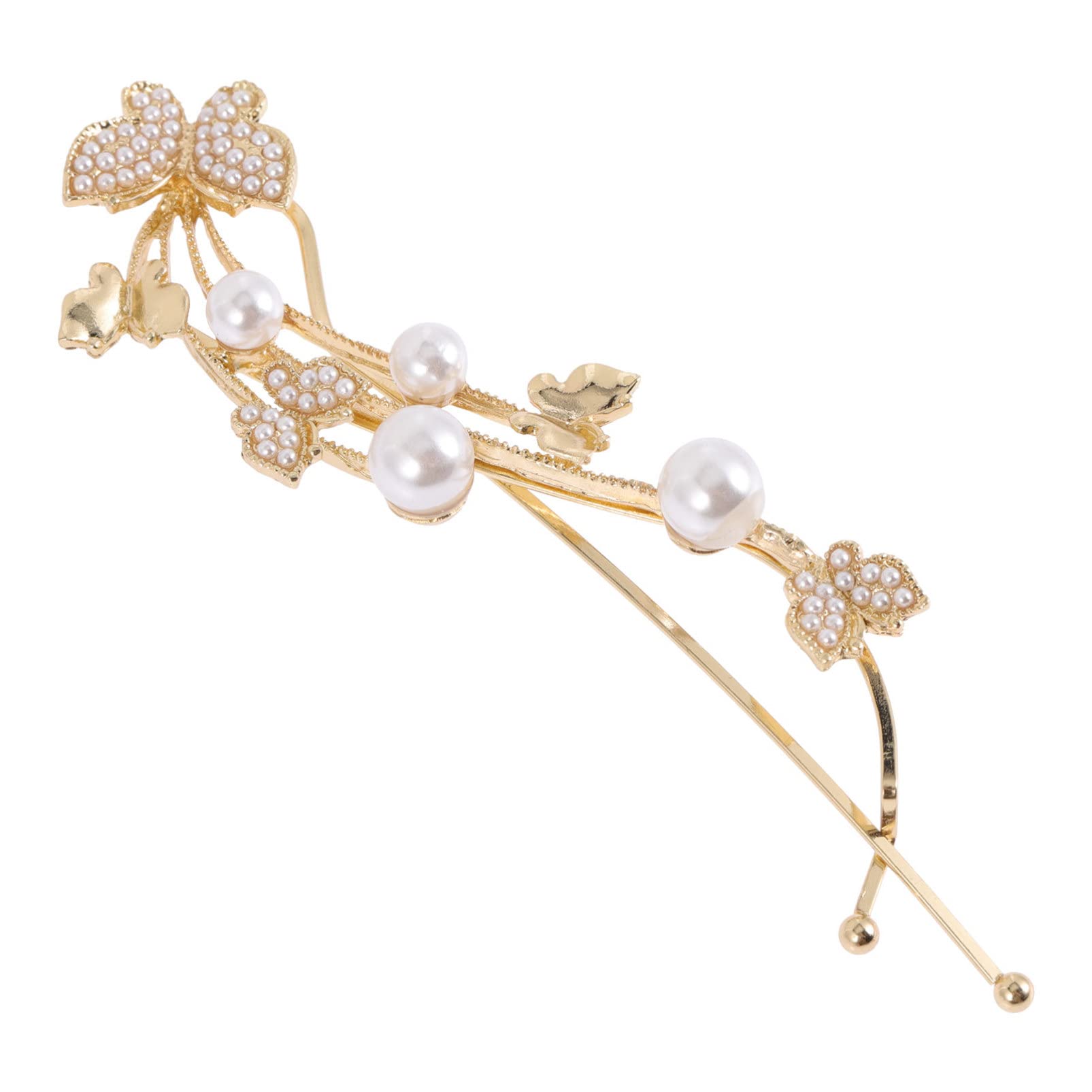LALAFINA 10pezzi Fermaglio Per Vintage Con Perle e Farfalle Da Eleganti Per Occasioni Speciali e Uso Quotidiano Accessori Per Femminili Design Raffinato e Resistente