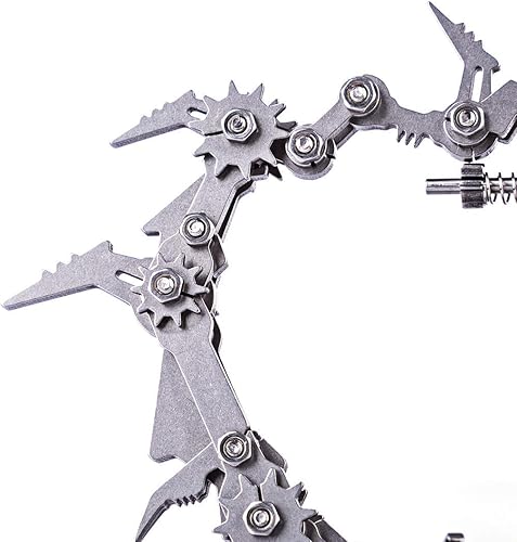 Miniatura 8 de Rompecabezas de metal 3D Scorpion para adultos, kits de modelo de metal 3D para construir con herramienta, kits de modelo de escritorio 3D, juguetes