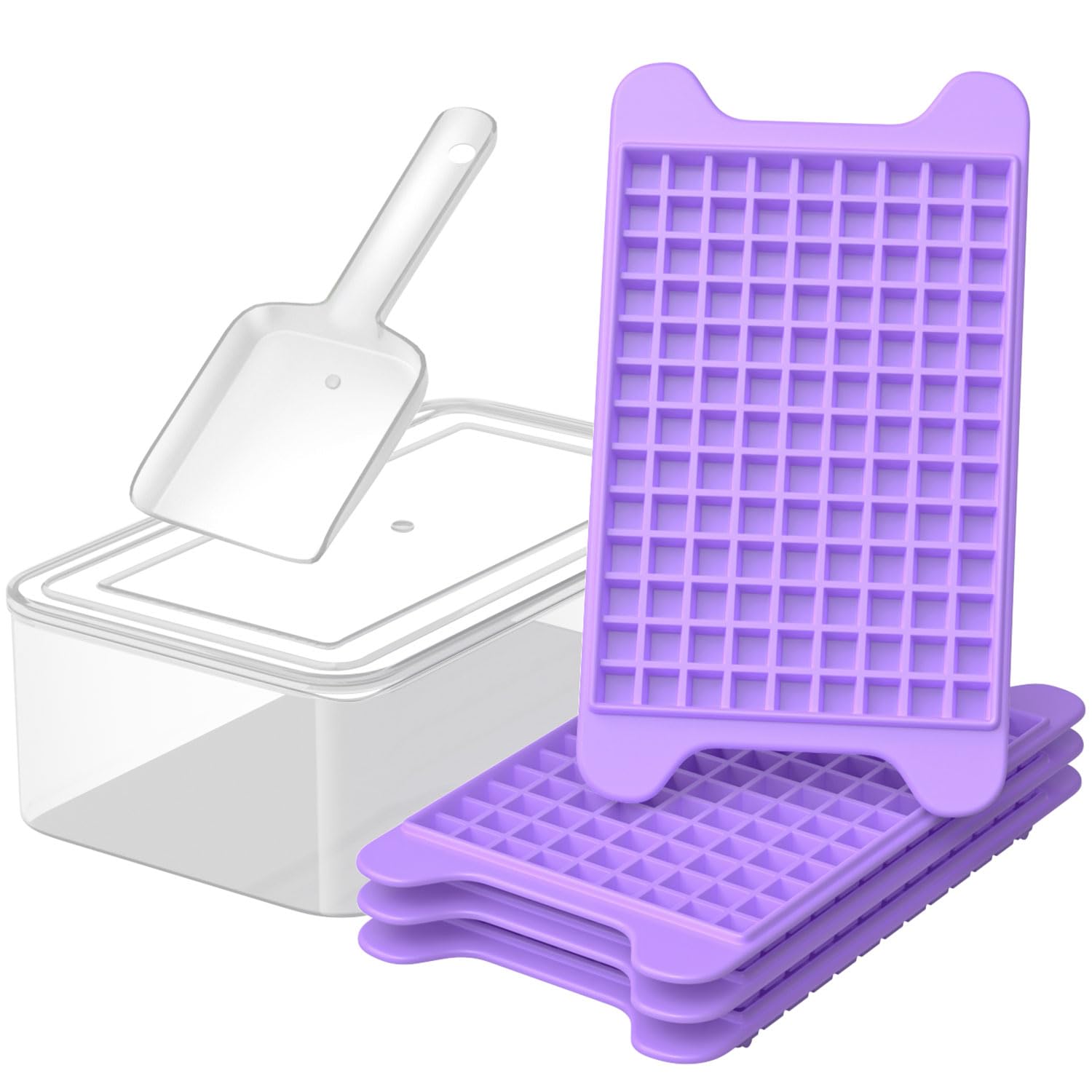 Amazon.com: Mini Ice Cube Tray for Freezer: GGUW Nugget Ice Cube