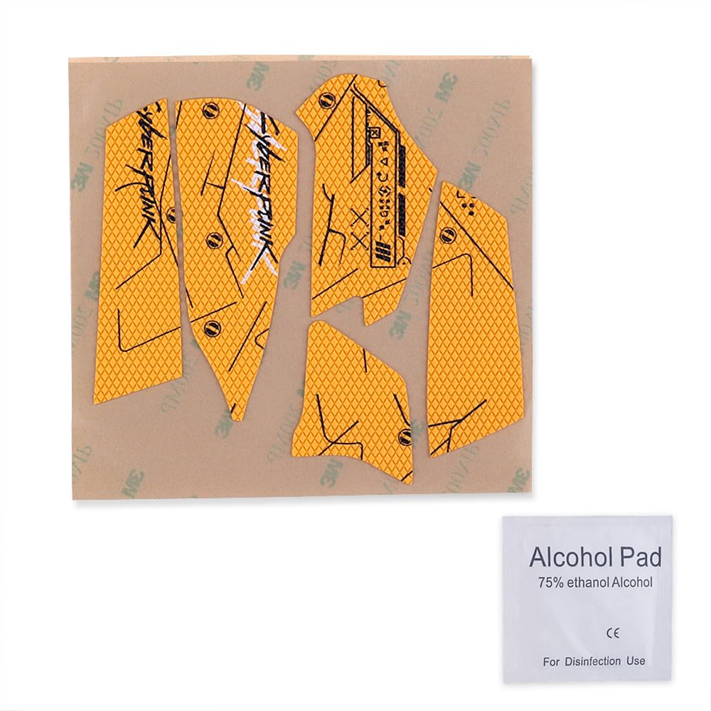 HUYUN Mouse Side Panels/Anti Sweat Paste Grip Tape Replacement for Logitech G502 X Lightspeed Wireless/Wired / G502 X Plus Gaming Mouse