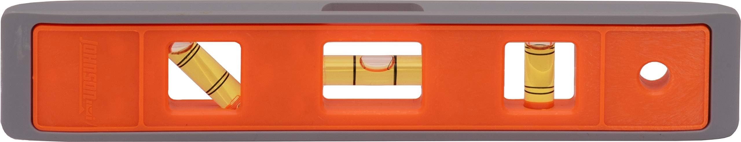 Johnson Level 7500M 9 In. Magnetic Structo-Cast Torpedo Level - 3 Vial