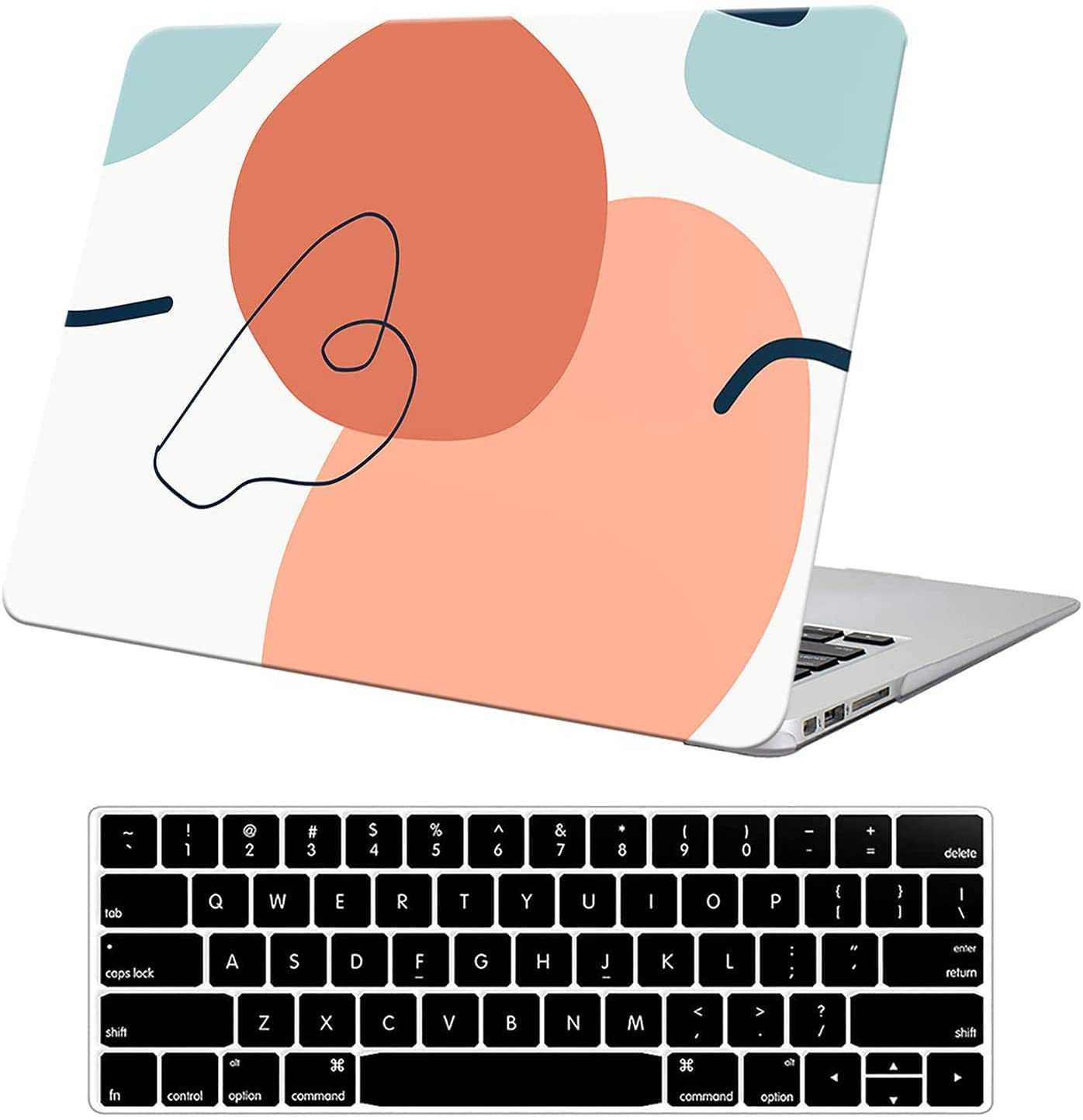 for MacBook Air 13.6 inch Case 2022 2023 2024 2025 Release M4 A3240 M3 A3113 M2 A2681 with Touch ID, Plastic Laptop Hard Shell Case & Keyboard Cover for M4 M3 M2 MacBook Air 13.6, Creative Lamp — view 19