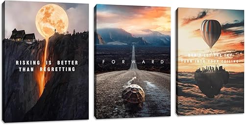 Miniatura 31 de Arte de pared motivacional para oficina, lienzo inspirador, arte de pared, póster de ajetreo, impresión de cita de empresario, pintura de pared, 3