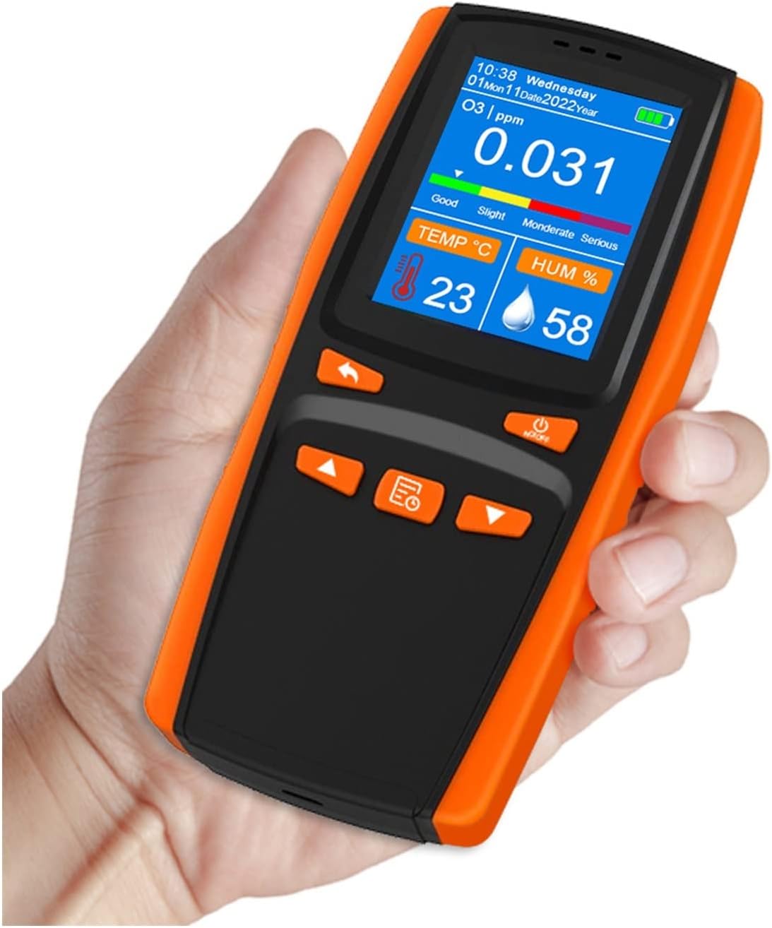 Gas Detector Ozone Analyzer Air Quality Pollution Handheld Portable