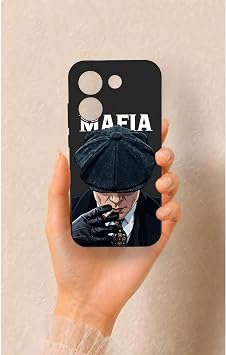 Poco X8 Pro Uyumlu MAFIA Desenli Silikon K l f, Siyah