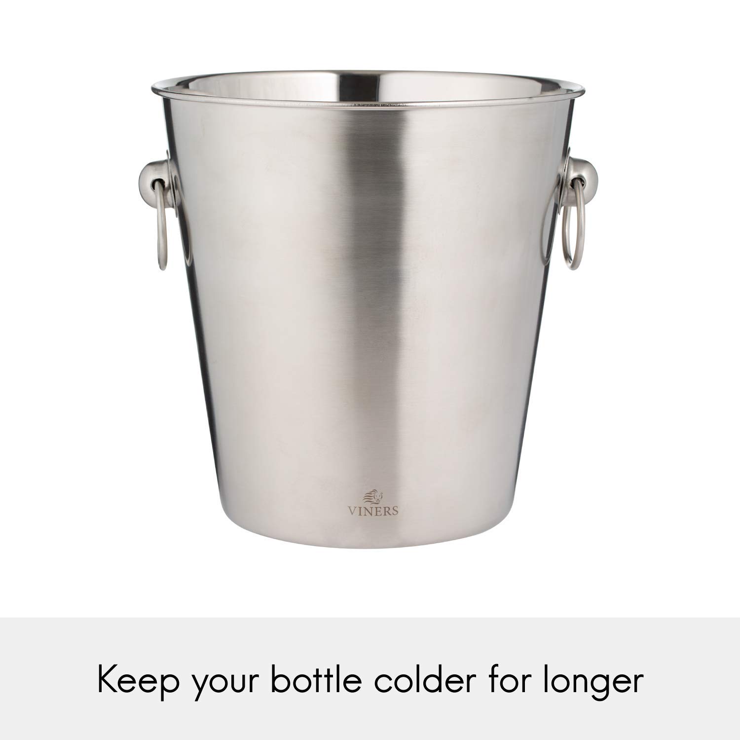 Rayware 0302.215 Viners Barware - Cubo de champán (4 L, acero inoxidable)