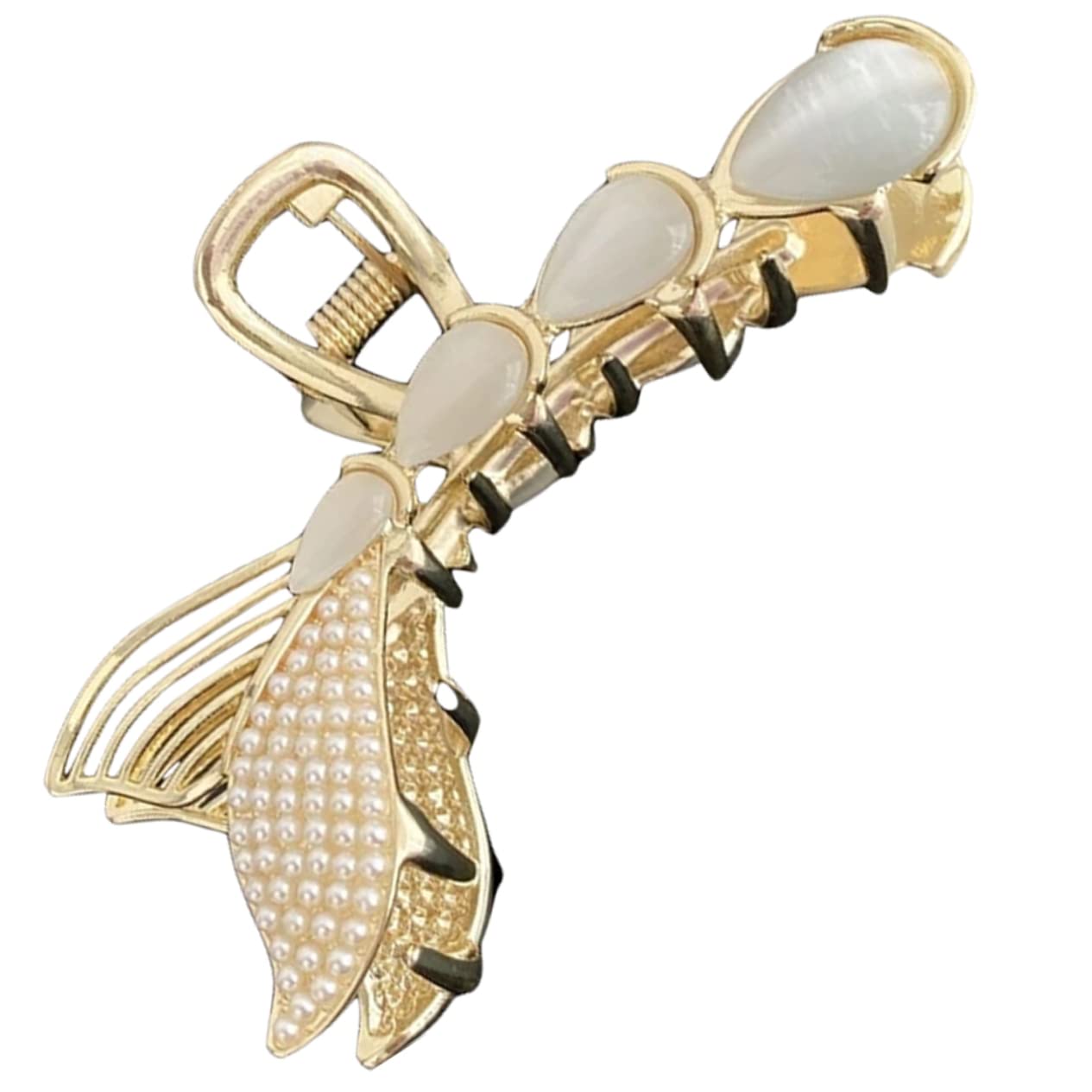 Healeved 5stücke Mermaid Haarklammer Mit Perlen Nonslip Haarclip Für Damen Stylische Haarklammer Für Hochsteckfrisuren Für Alltag Hochzeiten Reisen Und Mehr