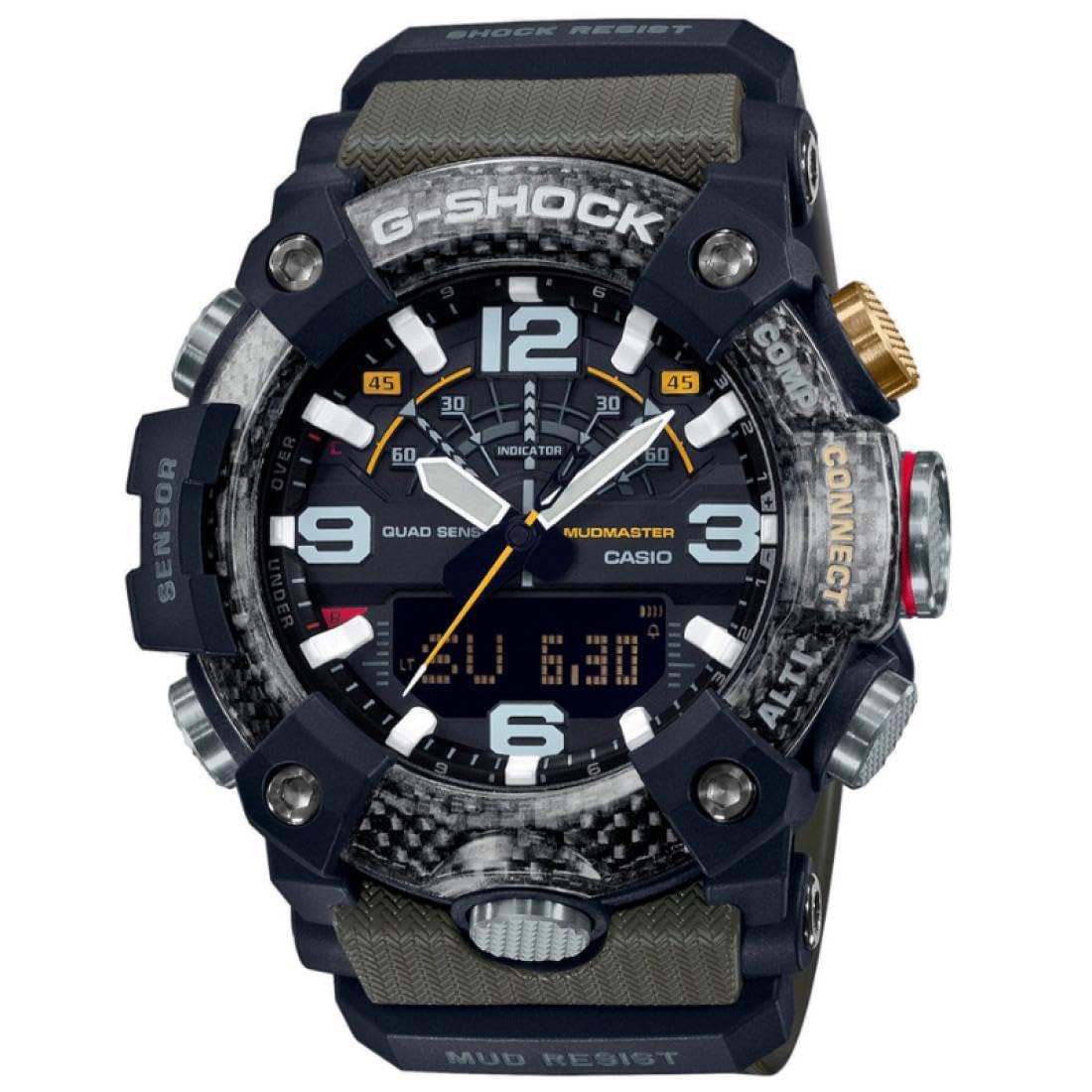 Orologio da uomo Casio standard analogico con cinturino in resina quadrante nero al quarzo MRW-230H